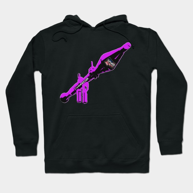 RPG Punchado, v. Magenta Hoodie by punchado